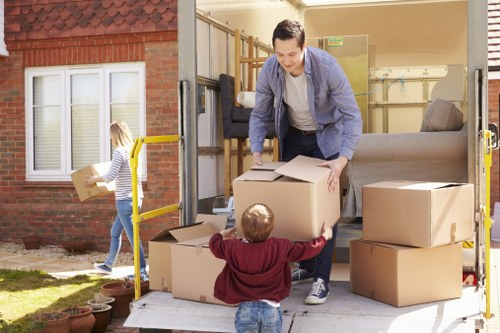 Professional packing services in Shadwell for a household move