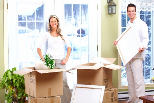 Compact storage space used for household belongings in Shadwell